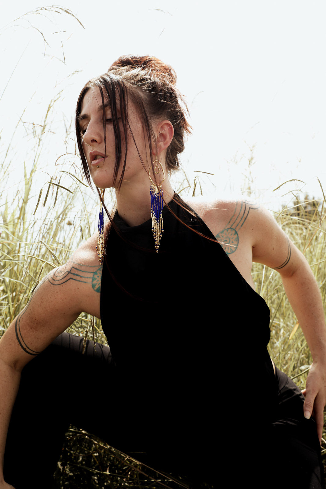 ISIS Fringe Earrings - Gold