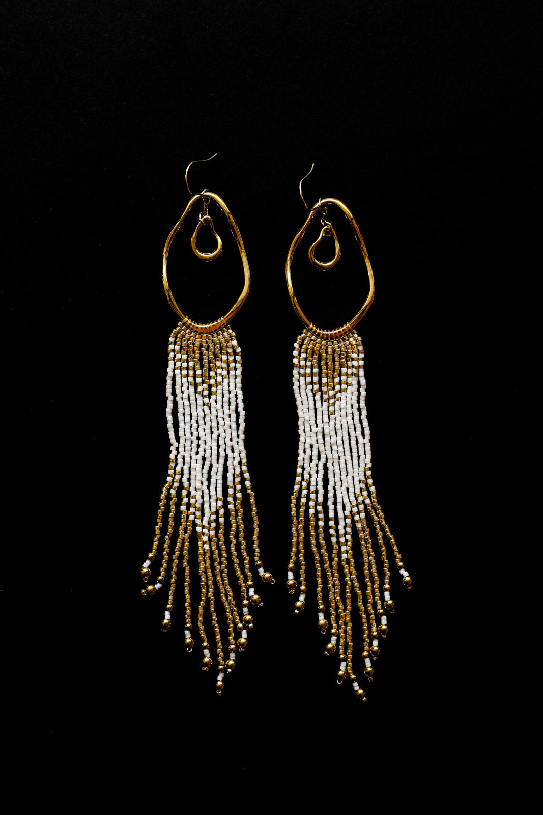 ATHENA Fringe Earrings - Gold