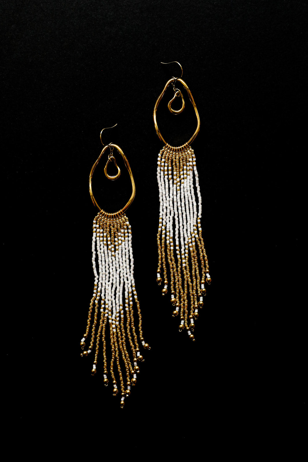 ATHENA Fringe Earrings - Gold