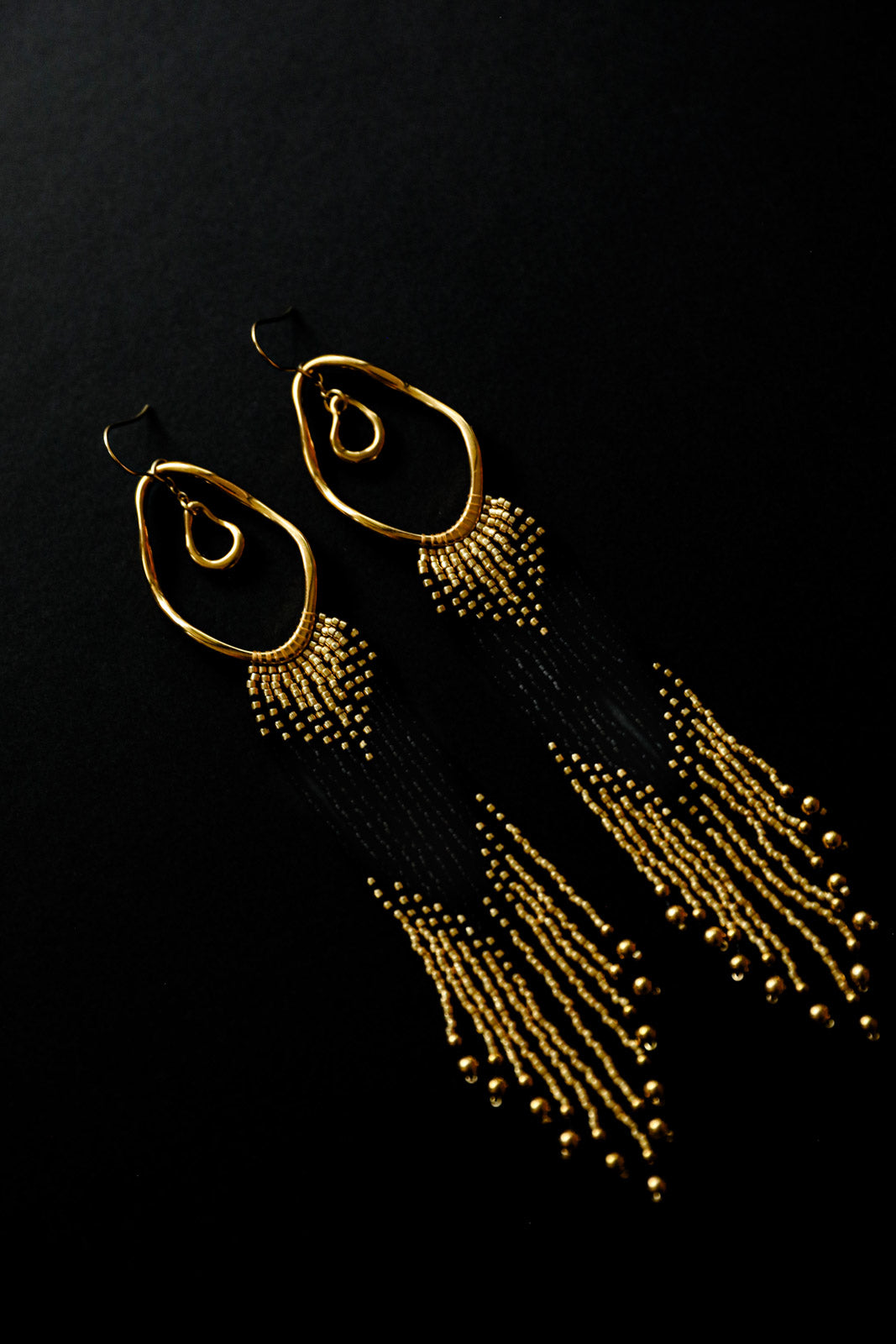 NYX Fringe Earrings - Gold