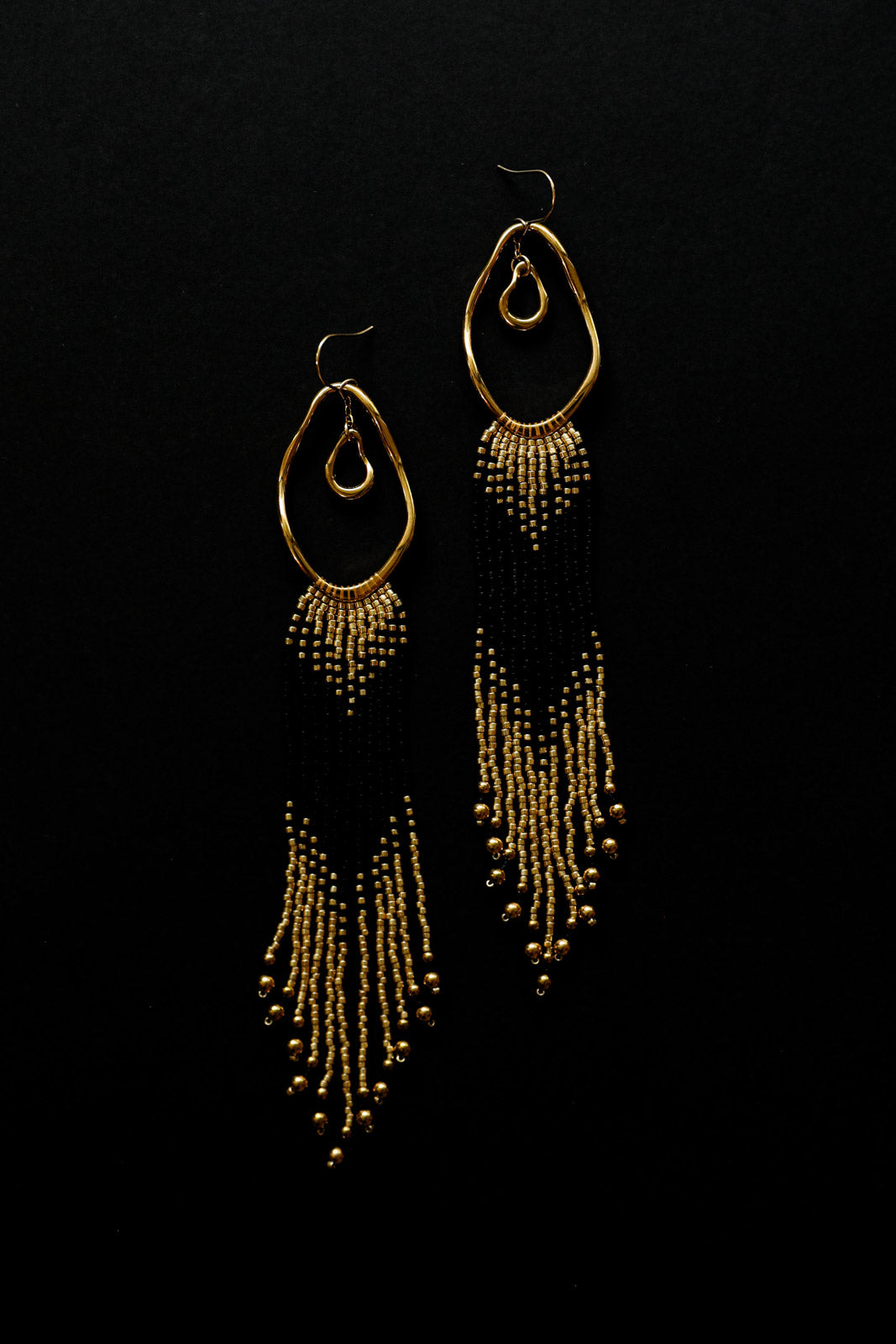 NYX Fringe Earrings - Gold