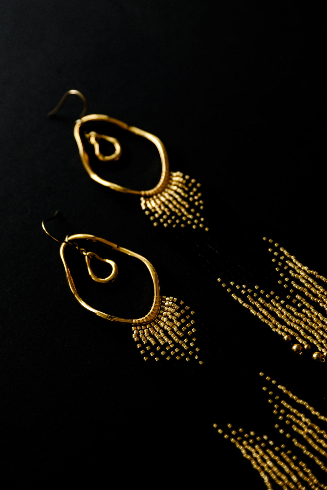 NYX Fringe Earrings - Gold