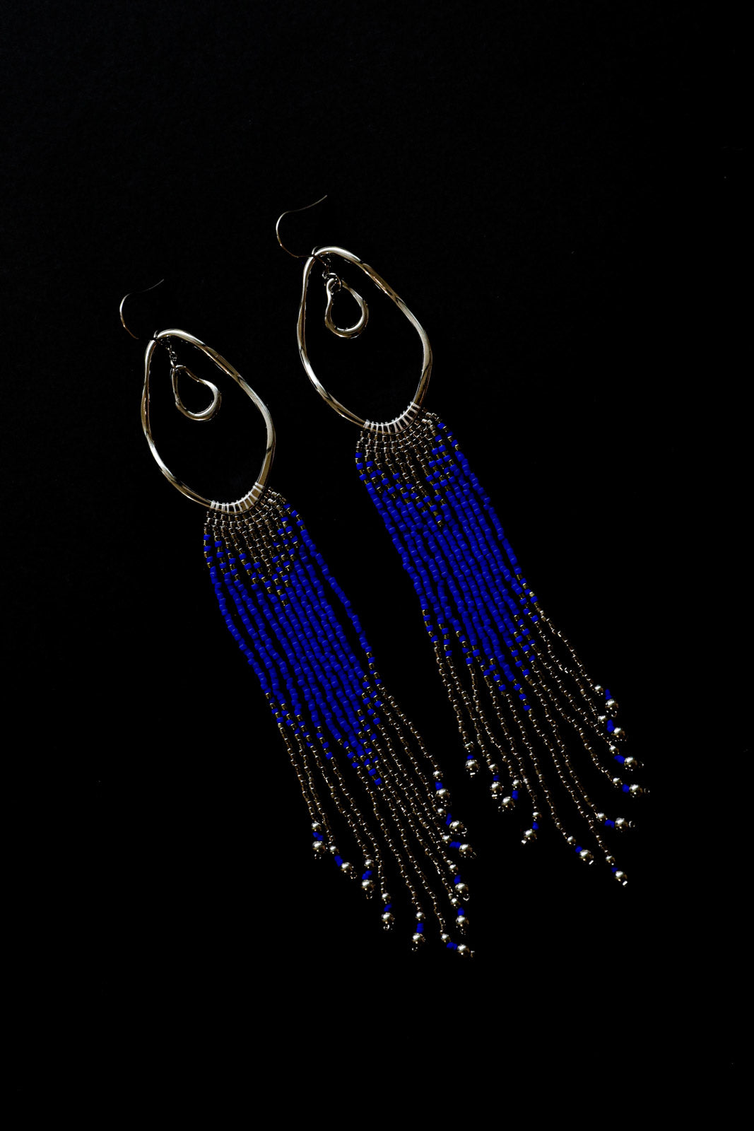 ISIS Fringe Earrings - Steel