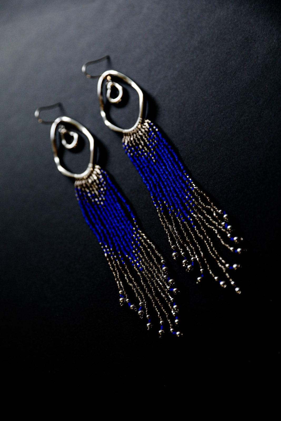 ISIS Fringe Earrings - Steel