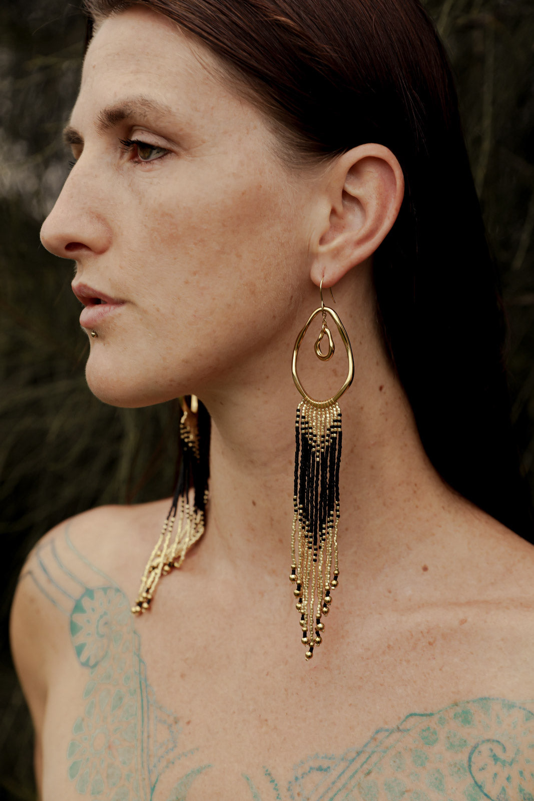 NYX Fringe Earrings - Gold
